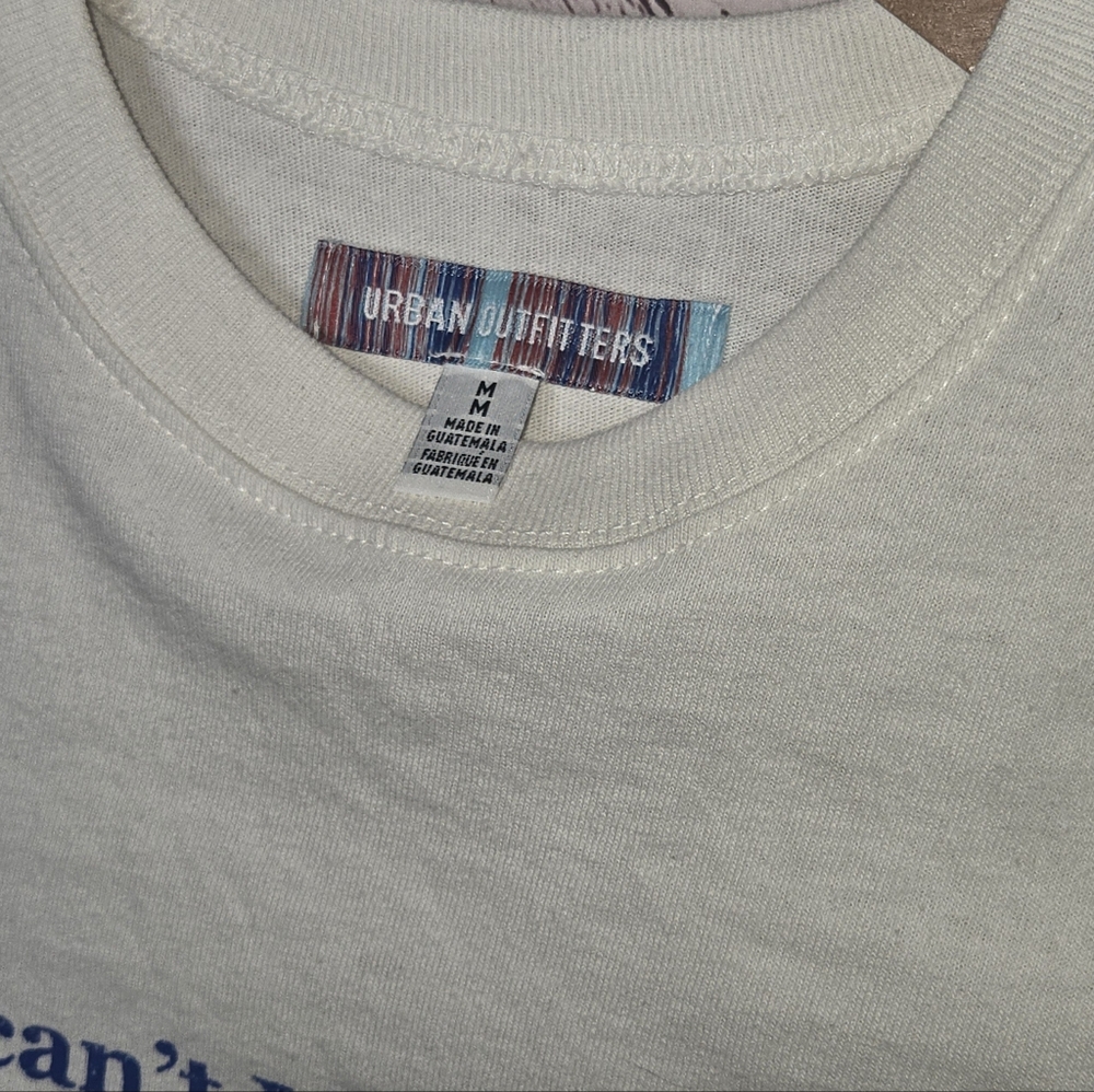 Urban Outfitters Why Can't I Be Rich Instead Of Good Looking?  Cropped Tee - Picture 3 of 4